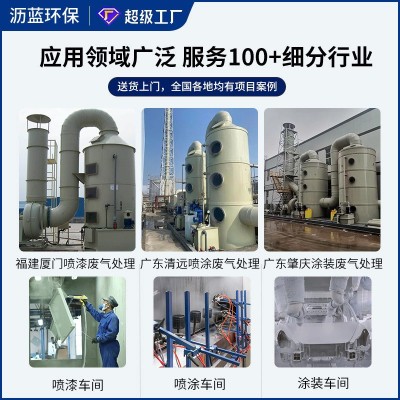 pp喷淋塔喷漆实验室电镀废气处理洗涤塔畜牧养殖秸秆发酵除臭塔图5
