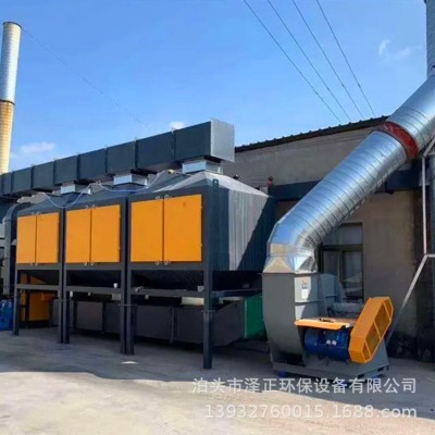 催化燃烧设备烤漆房废气处理设备2万风量不锈钢催化燃烧一体机图2