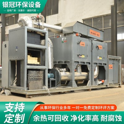 催化燃烧设备车间有机废气处理防尘一体机吸脱附RCO催化燃烧设备图3
