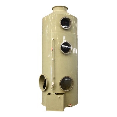 喷淋塔酸雾废气处理酸洗塔粉尘脱硫塔酸碱气体处理PP洗涤塔图4