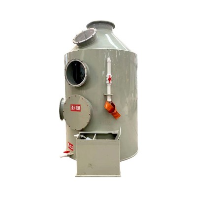 不锈钢喷淋塔废气处理设备酸碱气体漆雾净化粉尘用PP喷 淋塔处理图5