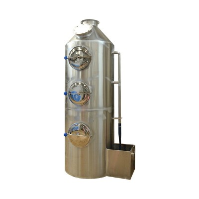 厂家直供废气处理净化喷淋塔 工业洗涤除臭设备不锈钢喷淋塔图3