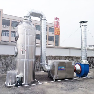 不锈钢活性炭箱 工业VOC废气处理工程设备 二级蜂窝除臭过滤器图4