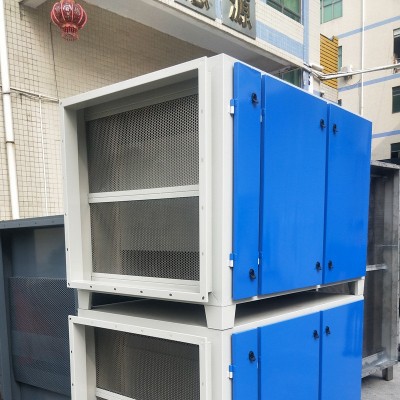 活性炭吸附箱 工业VOC废气处理设备 除臭味不锈钢二级过滤塔图5