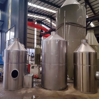 废气排烟处理喷漆环保pp喷淋塔降温除尘废弃净化防腐蚀酸雾图5