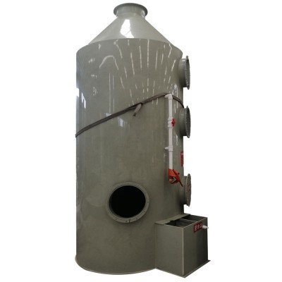 废气排烟处理喷漆环保pp喷淋塔降温除尘废弃净化防腐蚀酸雾图4