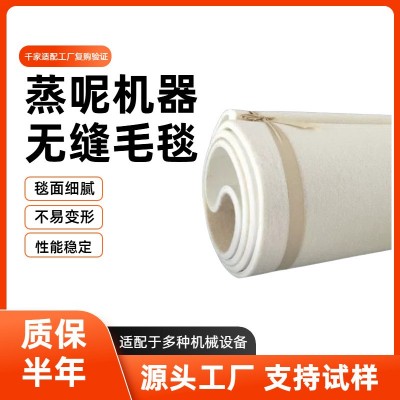 压花机环形无缝毛毡超声波复合机高温刷胶呢毯网带式贴合机毛毯带图4