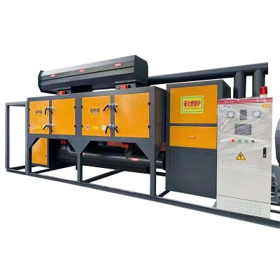 催化燃烧设备VOCS有机废气处理设备活性炭吸附脱附催化 燃烧一体图4