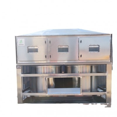 气旋混动喷淋塔漆雾废气处理净化设备 不锈钢方形气旋塔混动喷淋图2