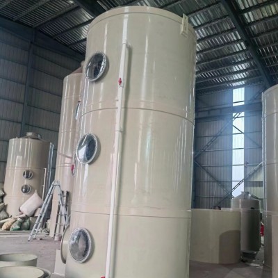 喷淋塔废气处理环保设备厂家 不锈钢除尘环保除臭净化除雾器图5