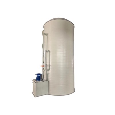 PPH喷淋塔废气处理设备PP缠绕塔酸雾净化塔碱洗塔除臭旋流尾气塔图2