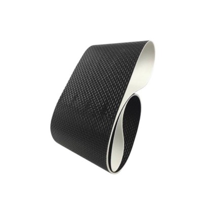 PVC黑色工字花纹防粘耐磨防静电工业皮带传动带可加工输送带图5