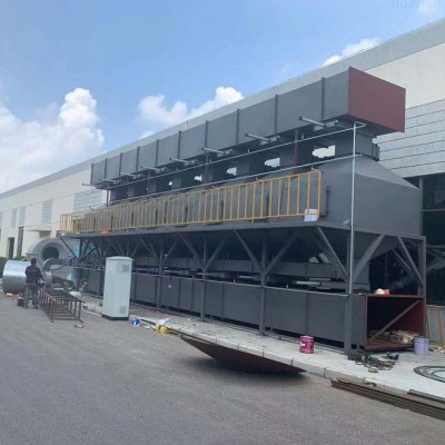 工业防水蜂窝活性炭块催化燃烧蜂窝炭碳废气净化催化燃烧装置设备图4