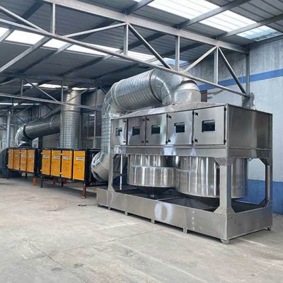 不锈钢气旋混动喷淋塔方形旋流塔除尘净化脱硫塔废气处理净化设备图3