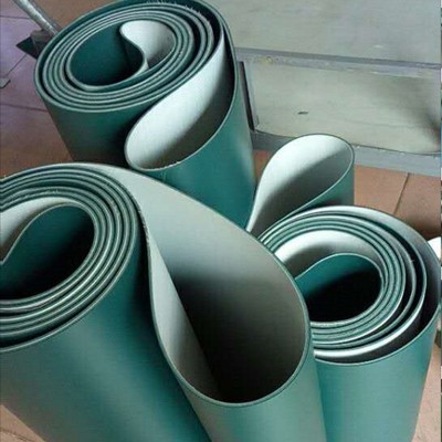 墨绿色PVC输送带耐磨低噪音印刷行业传送带 阻热耐油输送皮带批发图4