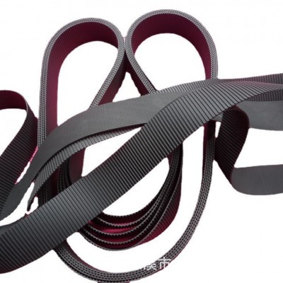 氯丁橡胶同步带HTD8M368-8M工业传动带齿形黑色同步带现货图2