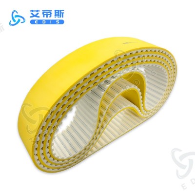 厂家供应 加黄胶聚氨酯PU同步带 耐磨柔软同步皮带 齿形多样图2