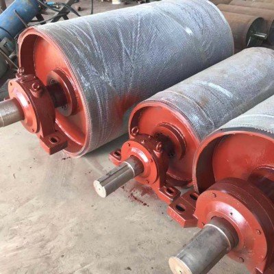 厂家 输送机滚筒 无动力滚筒 主动包胶滚筒 被动滚筒 涨紧套图3