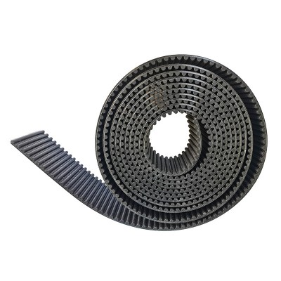 厂家供应聚氨酯PU同步带耐磨传动带钢丝圆弧齿开口同步皮带齿形带图2