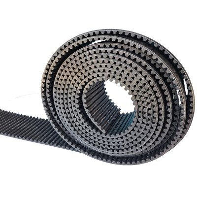 厂家供应聚氨酯PU同步带耐磨传动带钢丝圆弧齿开口同步皮带齿形带图5