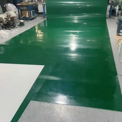 绿色PVC/PU轻型输送带皮带厂家直发工业平皮带提升机流水线传送带图2