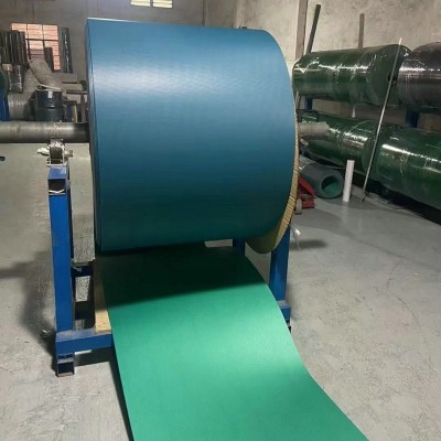 绿色PVC/PU轻型输送带皮带厂家直发工业平皮带提升机流水线传送带图4