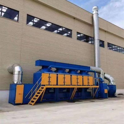 厂家直销催化燃烧一体机有机废气处理设备催化燃烧设备活性炭脱附图5