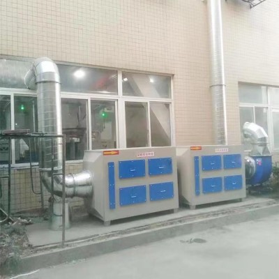 现货活性炭吸附箱二级蜂窝活性炭箱工业废气pp不锈钢吸附箱光氧图3