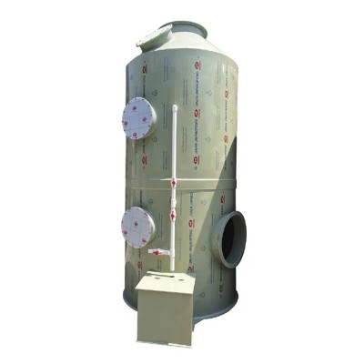 pp喷淋塔设备 工业酸雾喷漆房 粉尘有机废气处理设备 脱硫 洗涤塔图3