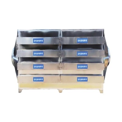 加工定制 活性炭吸附箱装置 pp不锈钢废气处理设备光氧一体机图4