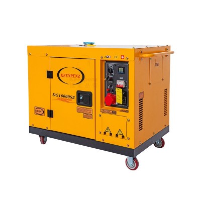 厂家直供静音式柴油发电机组 DG16000S三相380v发电机 纯铜无刷图3