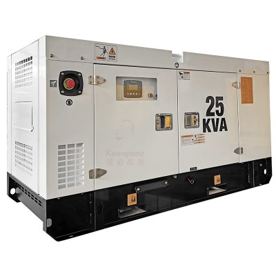 厂家定制静音柴油发电机组 25KVA康明斯柴油发电机 大型备用电源图5