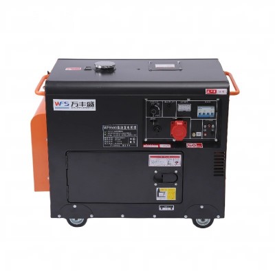 静音柴油发电机组单相三相110V等功率10KW家用工地无人机双电压图2