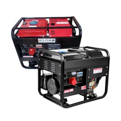 静音柴油发电机组单相三相110V等功率10KW家用工地无人机双电压图3