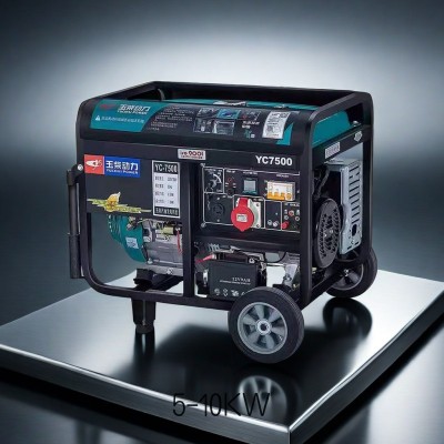 原装玉柴汽油发电机低噪音变频双电压110V单相三相5/8/10/12/23KW图3