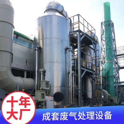 定制成套废气处理设备 工业喷漆房酸雾除臭环保设备 废气处理设备图3