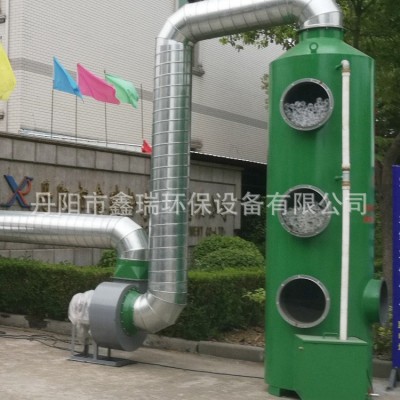 定制喷淋塔 酸雾废气处理净化设备 碳钢喷淋旋流除尘洗涤塔图2