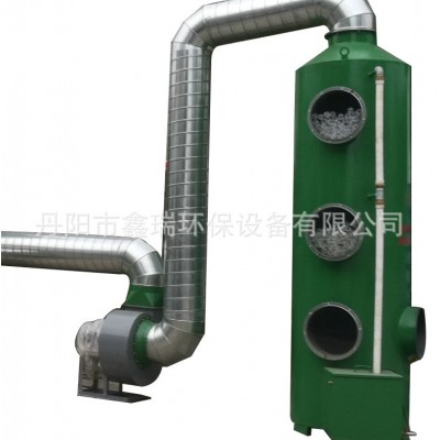 定制喷淋塔 酸雾废气处理净化设备 碳钢喷淋旋流除尘洗涤塔图3