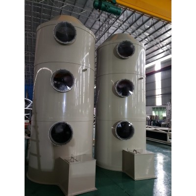 长期出售塑料容器 PPH缠绕储罐 PPH喷淋塔废气处理设备图2