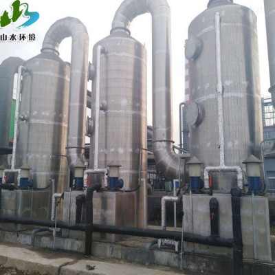 厂家生产青岛PP/PPH缠绕式喷淋塔不锈钢喷淋设备酸雾处理设备图4