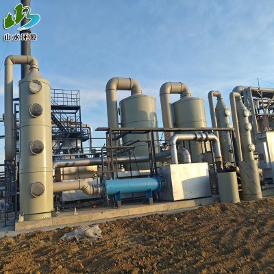 供应青岛有机废气处理设备喷淋塔水淋塔酸雾吸收塔洗涤塔图2