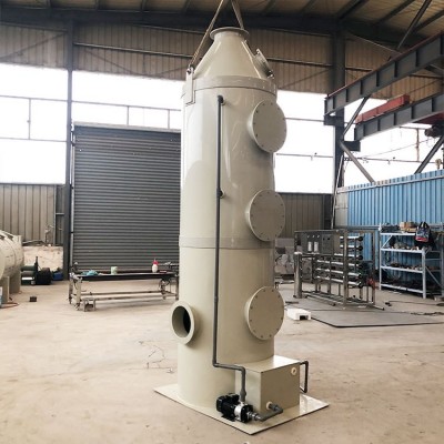 定制PP喷淋塔除尘除臭设备喷淋洗涤塔空气净化设备废气处理设备图3