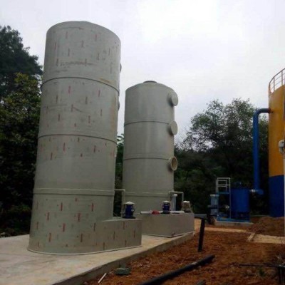 厂家碳钢喷淋塔设备 环保设备 橡胶工业专用喷淋除尘设备现货图5