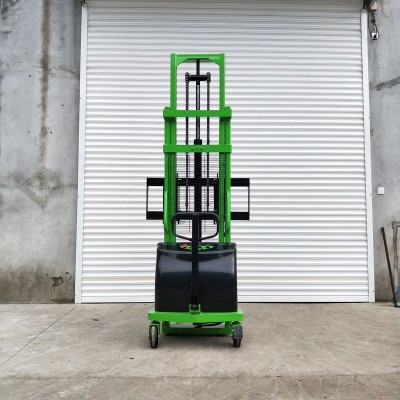 遥控半电动叉车堆高车2T液压装卸车升降堆垛车遥控半电动叉车图2