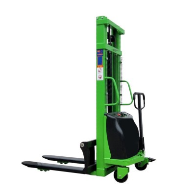 遥控半电动叉车堆高车2T液压装卸车升降堆垛车遥控半电动叉车图5