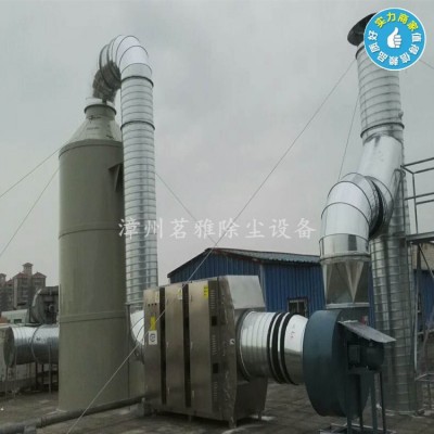 优质酸雾净化塔 PP喷淋塔 环保型废气处理整套设备 不锈钢废气塔图2