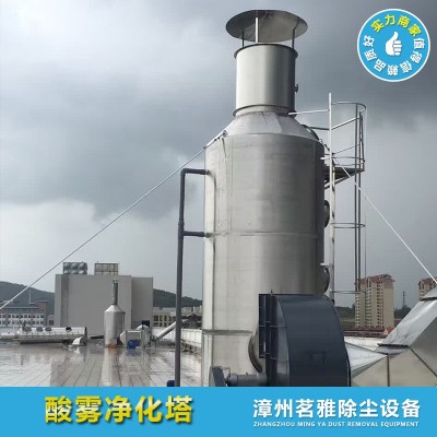 废气处理设备水喷淋除臭塔酸雾净化塔净化柜废气处理塔高效净化图3