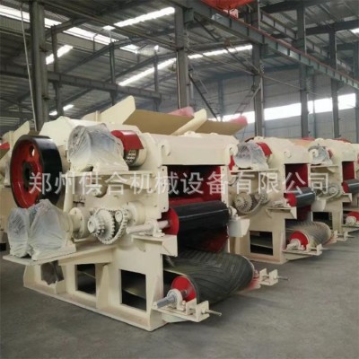 移动式毛竹碎木切片机柴油粗木树干粉碎机造纸厂净片鼓式削片机图4