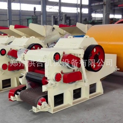 移动式毛竹碎木切片机柴油粗木树干粉碎机造纸厂净片鼓式削片机图5