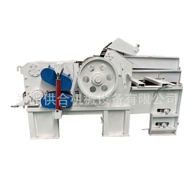 移动式毛竹碎木切片机柴油粗木树干粉碎机造纸厂净片鼓式削片机图3